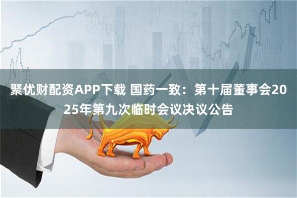 聚优财配资APP下载 国药一致：第十届董事会2025年第九次临时会议决议公告